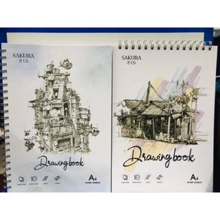 Sổ vẽ màu nước SAKURA , sketchbook loại xịn