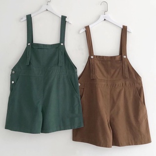 Yếm quần short KAKI nhiều màu sắc form rộng unisex nam nữ (Ảnh thật/Có sẵn)