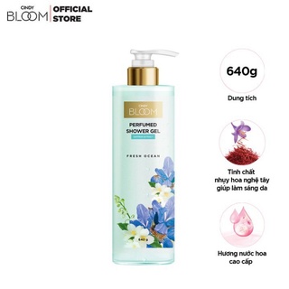 (4 mùi) - Sữa tắm Cindy Bloom Fresh Ocean hương nước hoa