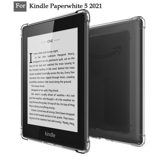 Ốp máy tính bảng silicon trong suốt chống rơi cho Kindle Paperwhite 5 2021