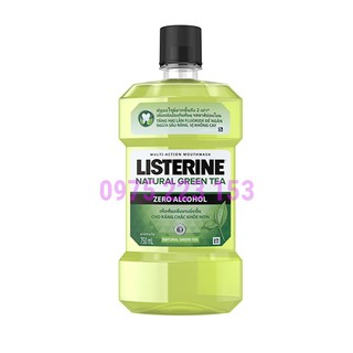Nước súc miệng trà xanh Listerine Natural Green Tea 750ml
