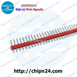 [3 CÂY] Hàng rào Đực Đơn Thẳng 1x40p ĐỎ 2.54MM