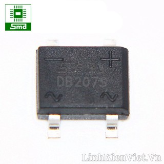 Diode cầu 2A 1000V SMD DB207S SOP-4 diode chỉnh chỉnh lưu cầu loại dán 2A