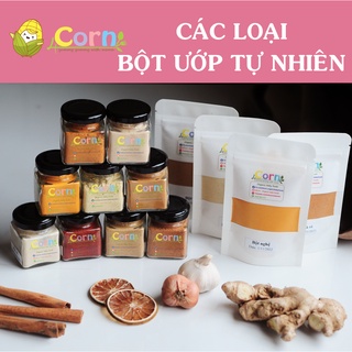 Các loại bột ướp tự nhiên chế biến ăn dặm - Cho bé 7m+ (tỏi, hành tây, gừng, sả, quế,...)