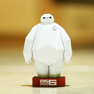 Ghép hình mô hình giấy anime 3D Baymax - Big Hero 6 Paper Craft