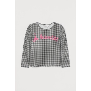 Áo dài tay caro HM H&amp;M_hàng chính hãng authentic