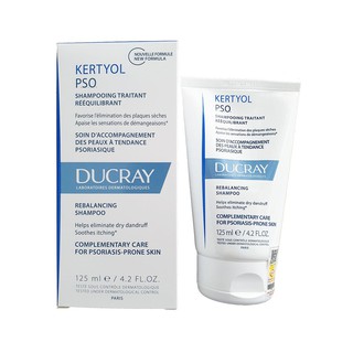 Ducray Kertyol P.S.O Shampoo (125ml)Dầu Gội hỗ trợ giảm gàu và vảy nến