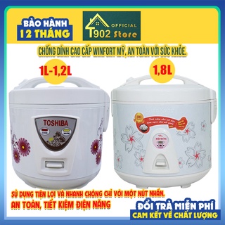 Nồi Cơm Điện Nhập Khẩu, Hiệp Hưng Cao Cấp Dung Tích 1L, 1.2L và 1.8L, Bảo Hành 12 Tháng