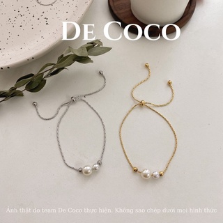 [KHÔNG ĐEN GỈ] Vòng tay ngọc trai nhân tạo Baroque De Coco
