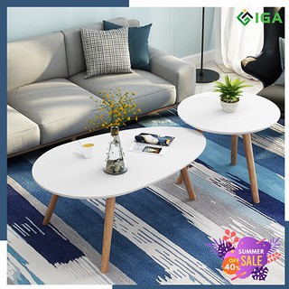 Combo bàn trà chân gỗ sồi GP55 + BT50M