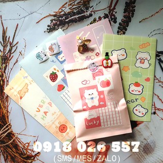 [Mã LIFE20KALL giảm 10% đơn 50K] Túi giấy gói quà mini KT 12x19cm Túi giấy cute  DIN Store