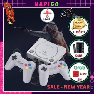 Máy chơi game cầm tay 4 nút 628 trò chơi 2 người mini HD TV NES FC Sega