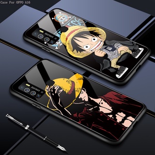 OPPO A16 A16K A16E A54 A55 A95 A76 A36 4G Cho Ốp lưng điện thoại In Hình Anime One Piece Luffy