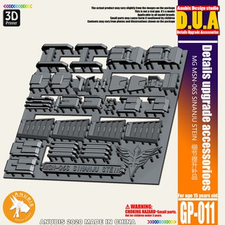 Phụ kiện mod ANUBIS - Chi tiết nhựa mô hình in 3D cho MG 1/100 MSN-06S SINANJU STEIN GP011