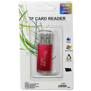 Đầu đọc thẻ MicroSD PeepVN Ultra (Đỏ)