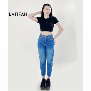 Quần baggy jean nữ Latifah ống nhỏ tua lai QD039 phong cách hàn quốc trẻ trung năng động
