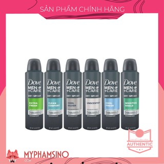 [Nhiều Mùi] Xịt khử mùi Dove Men Care 150ml