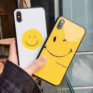[ IPHONE ] Ốp Lưng Kính Cường Lực Mặt Cười cho iphone đủ mã từ 6 đến 11promax k165