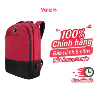 Balo laptop công sở VALIZIO M601 có ngăn chứa 15 inch có cổng sạc USB tiện lợi đi làm đi học