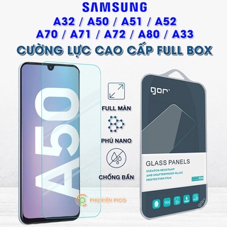 Cường lực Samsung Galaxy A50 / A32 5G / A52 / A71 / A72 / A80 / A33 full màn hình chính hãng Gor - Dán màn hình Samsung