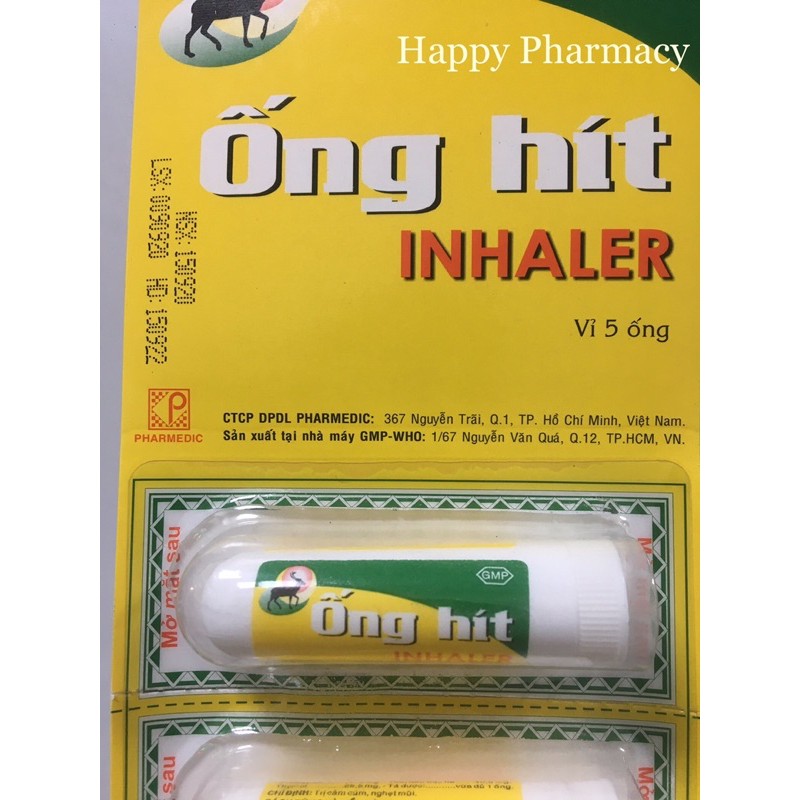 Ống ngửi bạc hà