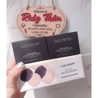 Phấn Phủ Laura Mercier Translucent Loose Setting (Full size 29g &amp; Mini size 3,5g)