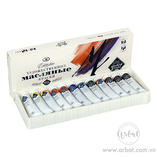 [ARBAT] Set sơn dầu Master Class 18ml - 12 màu