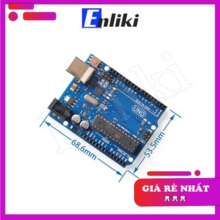 Kit arduino Uno R3 chip cắm atmega328P cùng Cáp USB
