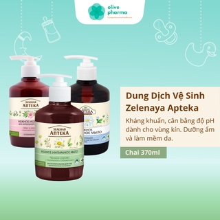 Dung Dịch Vệ Sinh Phụ Nữ Zelenaya Apteka Kháng Khuẩn Cân Bằng pH Dạng Gel, Dạng Sữa 370ml