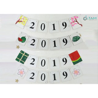 [VẼ TAY] Dây treo cửa Tết theo năm (Nhiều kiểu)