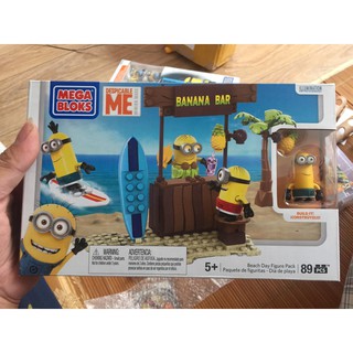 mô hình megabloks megaconstrux minion minions bãi biển