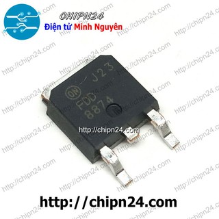 [2 CON] Mosfet Dán FDD8874 TO-252 116A 30V Kênh N (SMD Dán) (FDD 8874)
