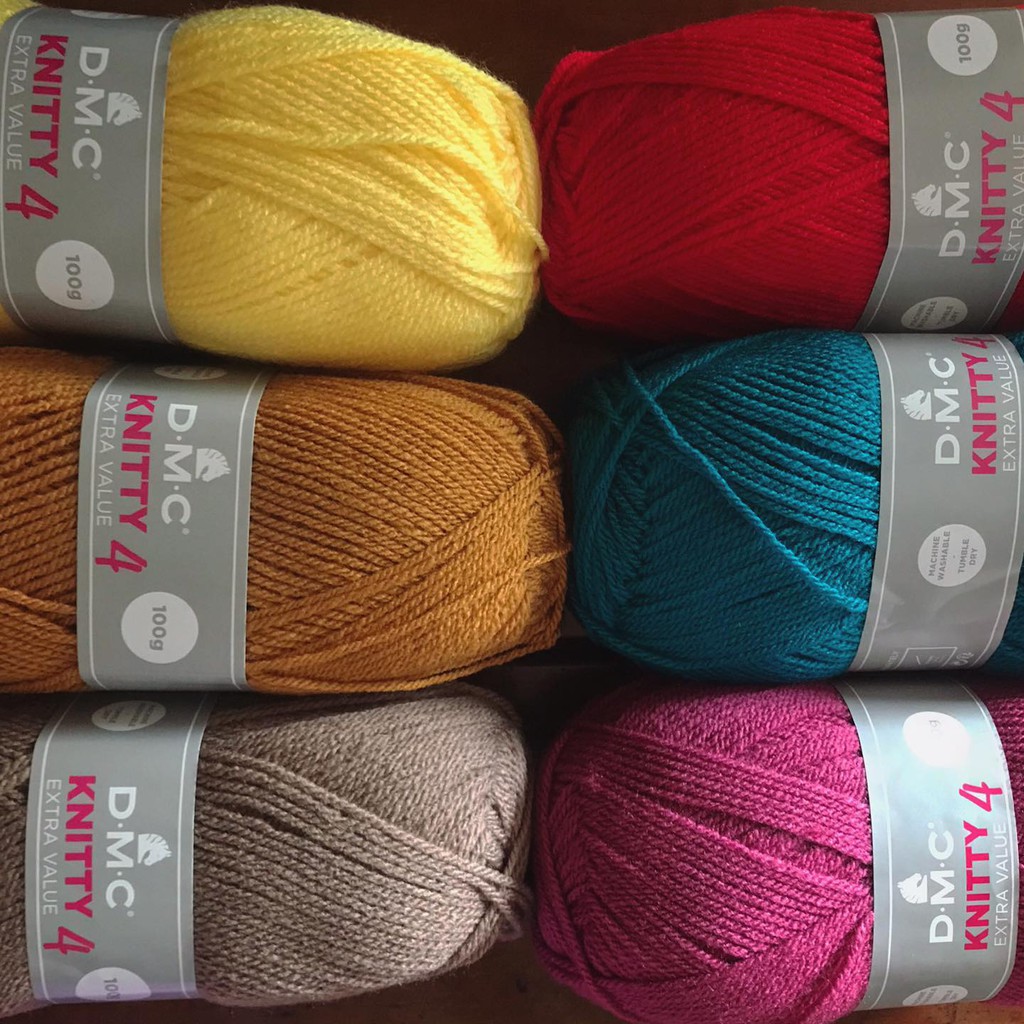 Cuộn len DMC Knitty 4 Bảng màu 01