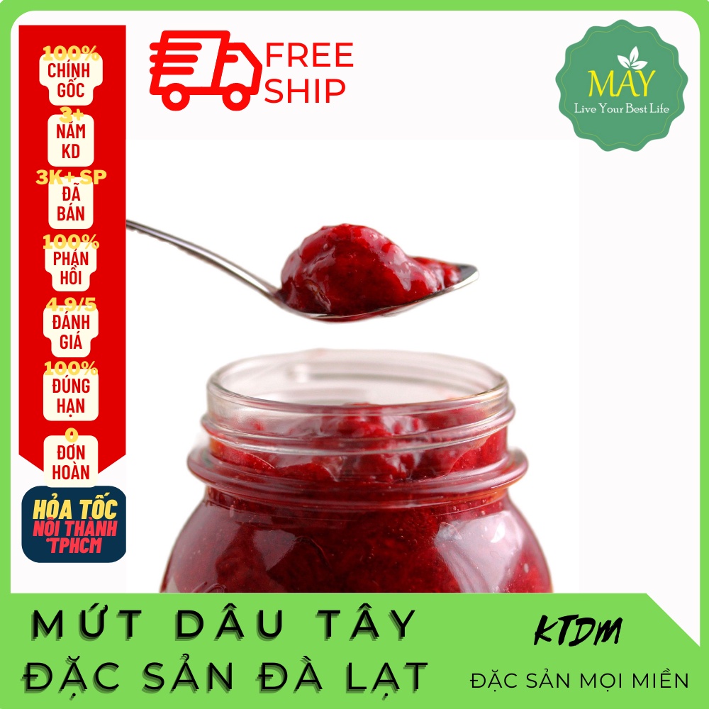 [FREESHIP XTRA] Mứt dâu Đà Lạt hũ 🍓🍓
