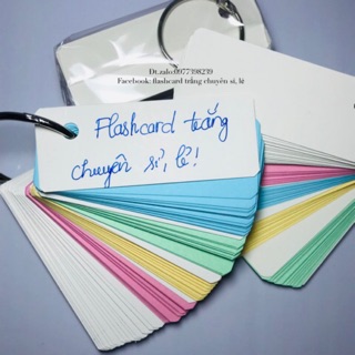 Flashcards Học Từ Vựng Ngoại Ngữ Trung Nhật Anh Hàn Đức Đáng Yêu như hình 3x8cm