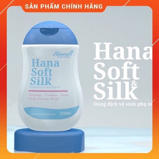 Dung dịch vệ sinh phụ nữ Hana Soft và Silk 150ml (Chính Hãng)