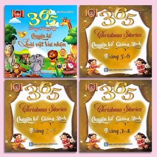 Sách - 365 Chuyện Kể Giáng Sinh - Truyện Song Ngữ Anh - Việt: Christmas Stories (Combo4q, lẻ tùy chọn)