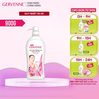 Sữa tắm trắng da Gervenne Pink Lily 900gr