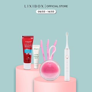 Box Women Day 1299K (Combo Máy rửa mặt cho da nhạy cảm Halio, Bàn Chải Điện Sonic, Gel dưỡng The Auragins)