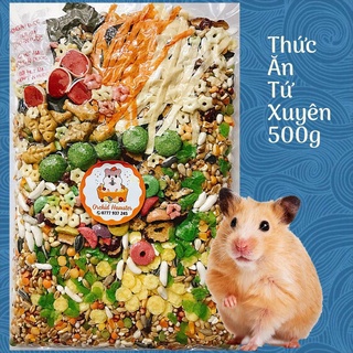 Thức Ăn Hamster Cao Cấp [ Vị : Lục Tứ Xuyên ] Hàng Giống Hình