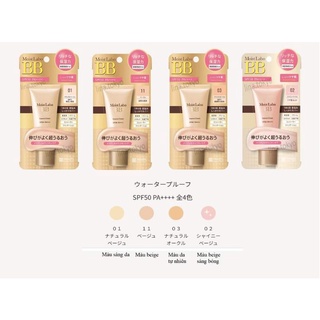 Kem Nền BB Moist Labo Natural 6In1 SPF 50 PA++++ 33gr Nội Địa Nhật Đủ Bill