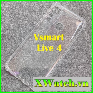 Ốp lưng silicon Chống va đập Vsmart Live 4 Joy 3 4 Aris/Aris pro Active 3 Vsmart Star 5 trong suốt cao cấp