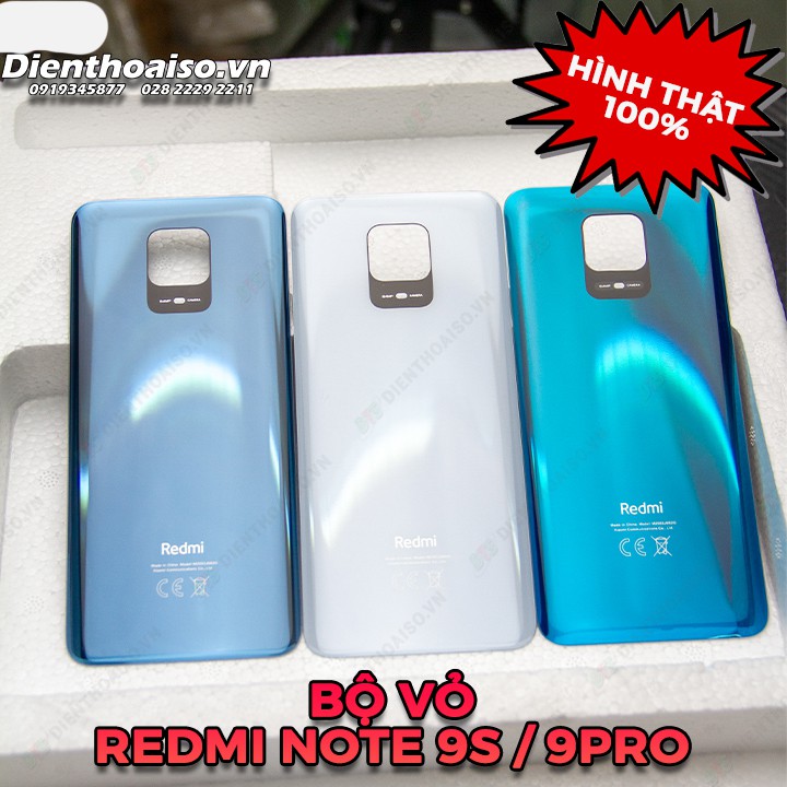 Nắp lưng XM readmi Note 9s/Note 9 pro
