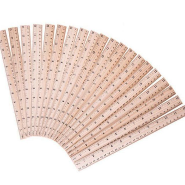 Thước gỗ 30cm