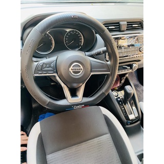 Bọc Vô Lăng, Bọc Tay Lái Mẫu Chữ D - Cho Xe Kia Seltos, XL7, Almera...Chất liệu da dày dặn, ôm tay lái