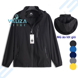 Áo khoác gió nam, áo khoác nam dù 2 lớp chống nước 2021 , chất gió tráng bạc, chống mưa, chống gió, ngăn tia UV VALIZA
