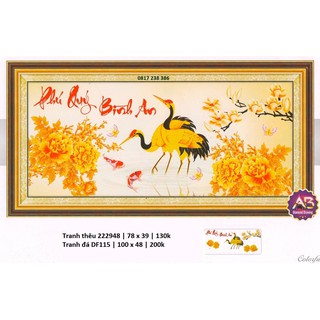 Tranh thêu chữ thập 222948 (78 x 39 cm)
