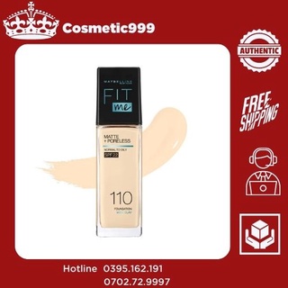 Kem nền maybeline, foundation fit me chính hãng lâu trôi cho da dầu Cosmetic999