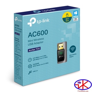 USB THU SÓNG WIFI 5G TP-LINK T2U.Bộ Chuyển Đổi USB Wi-Fi Băng Tần Kép Độ Lợi Cao AC600 T2U/USB Thu Wifi 802