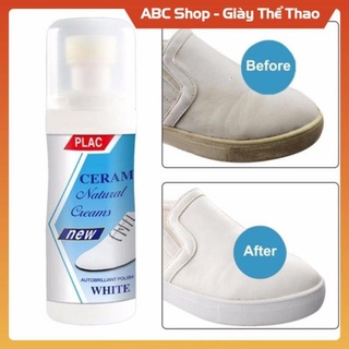 [FreeShip+ Hàng Sịn Sò]  Lọ Tẩy Trắng Giày plac,  Chai Tẩy Trắng Giày Plac Có Đầu Chùi Vệ Sinh Giày
